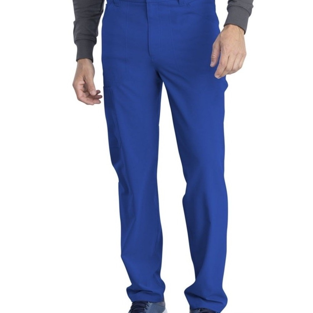 New Dickies Retro Men Scrubs Cargo Pant Royal Blue‎ Straight Leg DK055T XL Tall